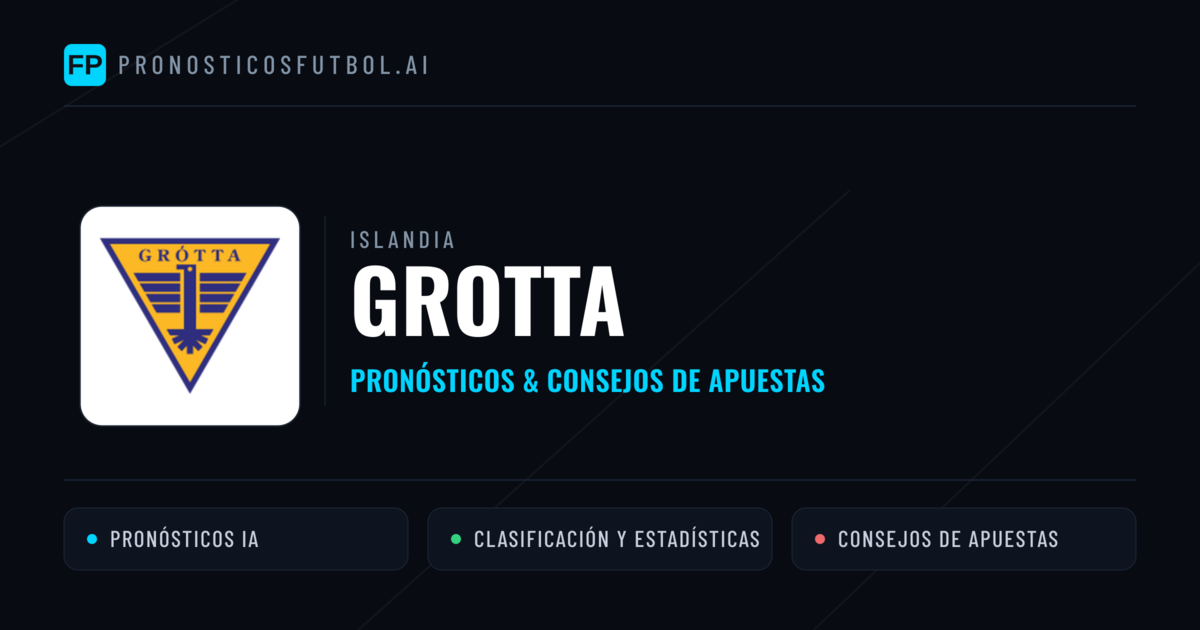 Grotta Pronósticos y estadísticas