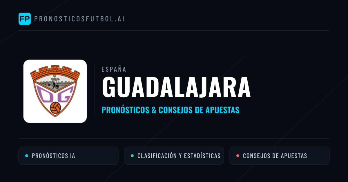 Guadalajara Pronósticos y estadísticas