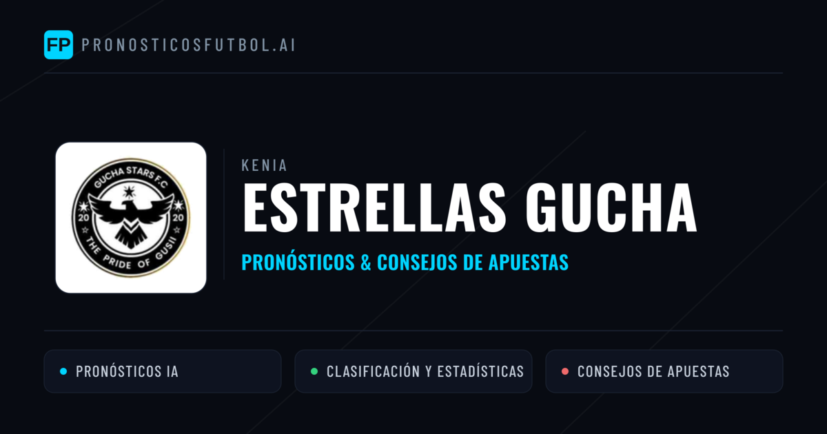 Estrellas Gucha Pronósticos y estadísticas