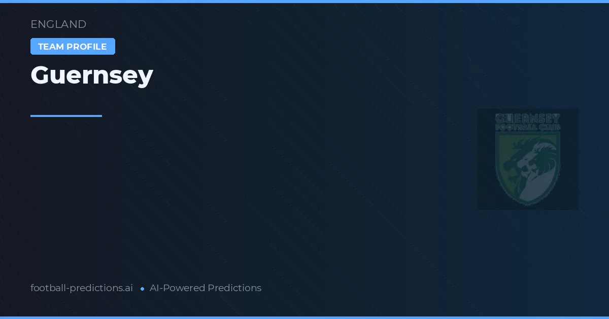 Guernsey Pronósticos y estadísticas