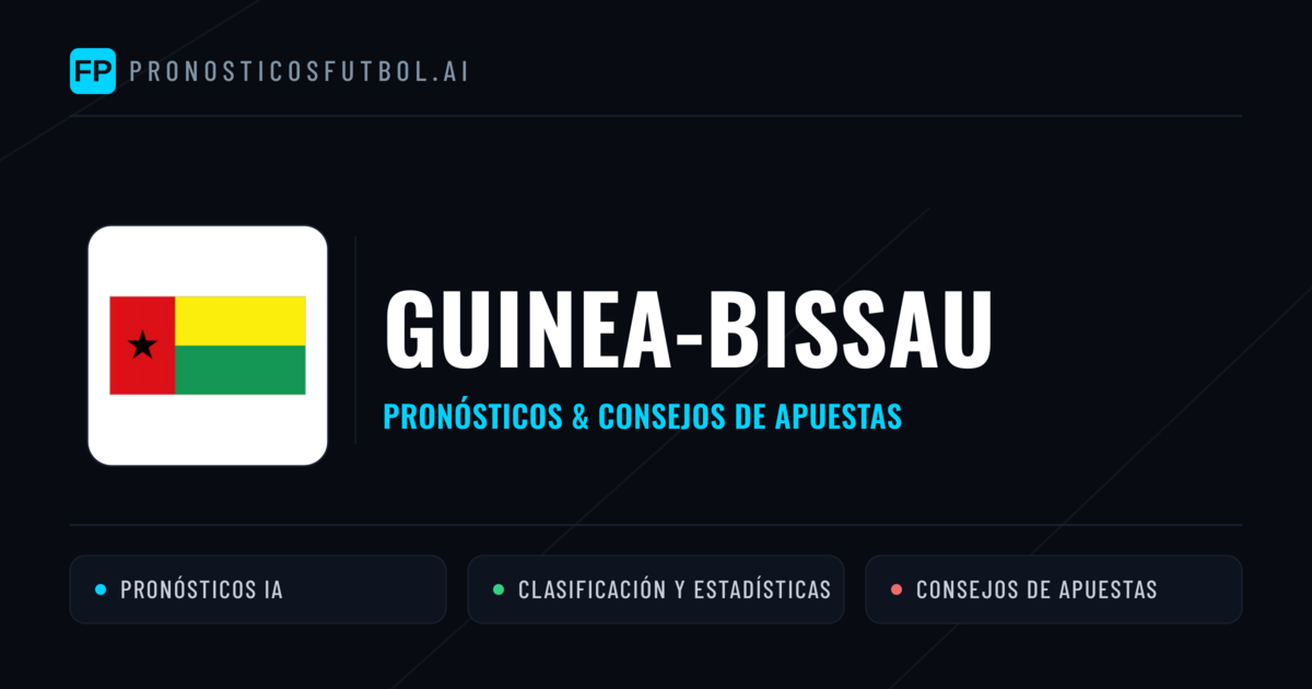 Guinea-Bissau Pronósticos y estadísticas