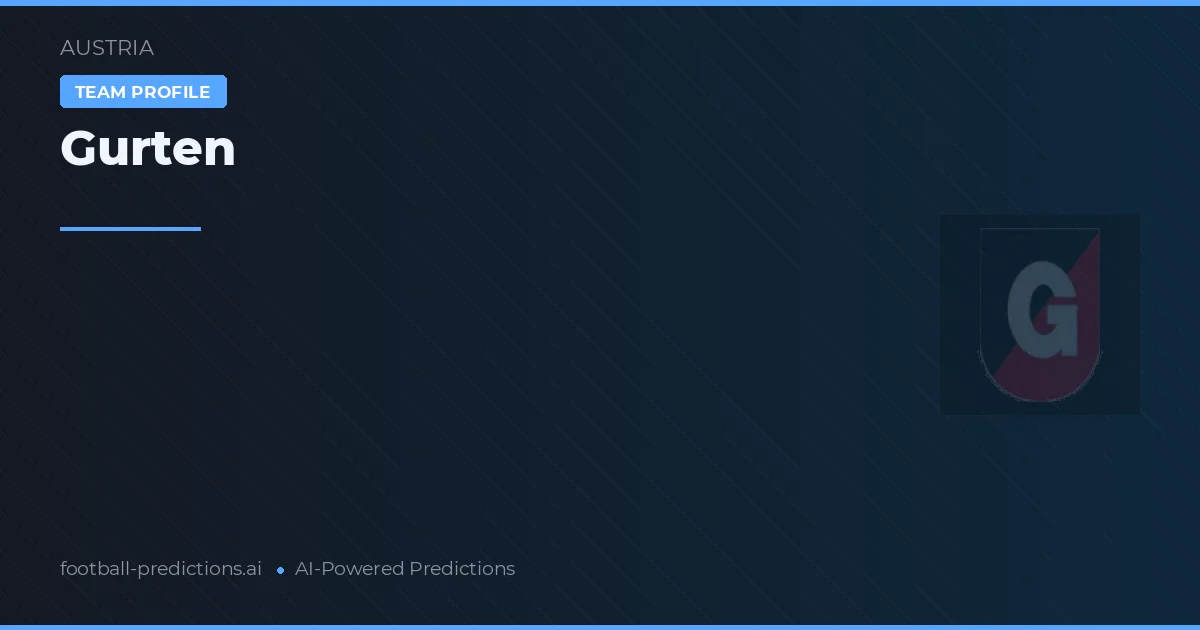 Gurten Pronósticos y estadísticas