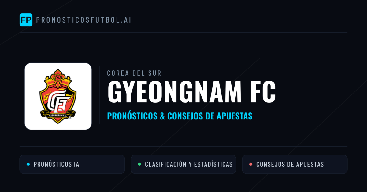 Gyeongnam FC Pronósticos y estadísticas