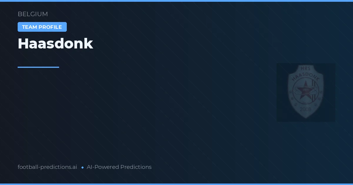 Haasdonk Pronósticos y estadísticas