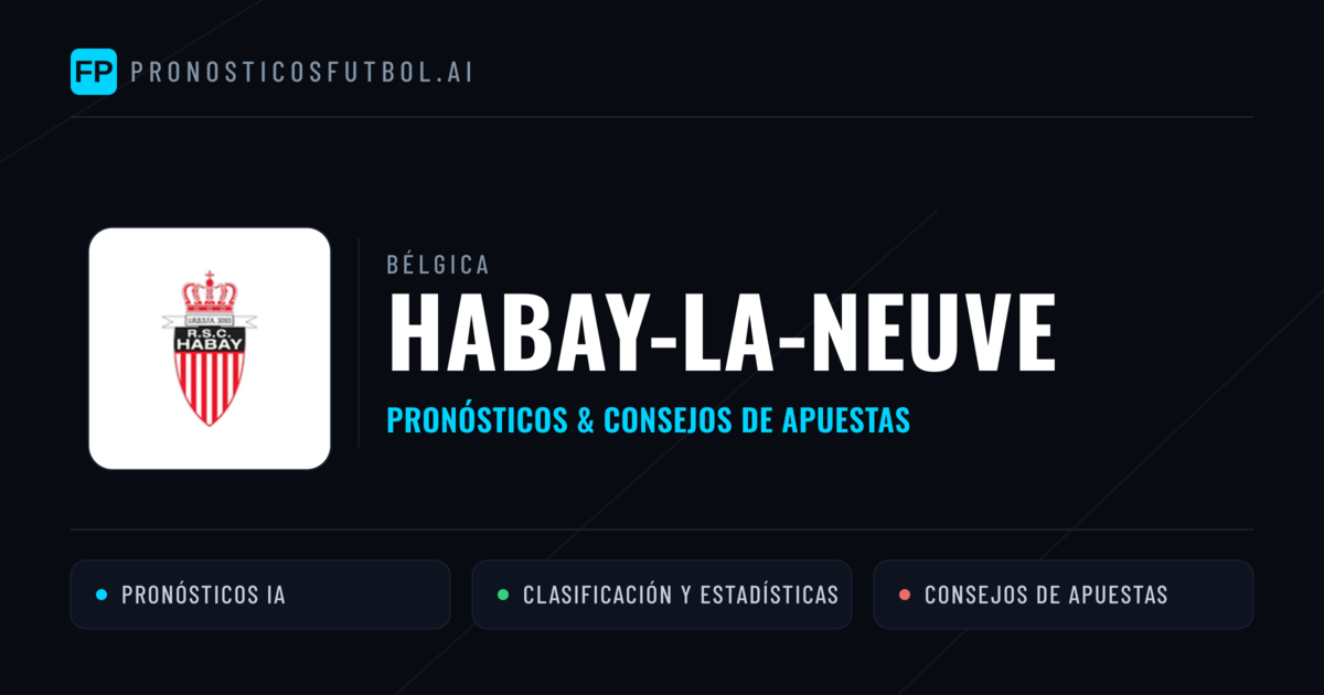 Habay-la-Neuve Pronósticos y estadísticas