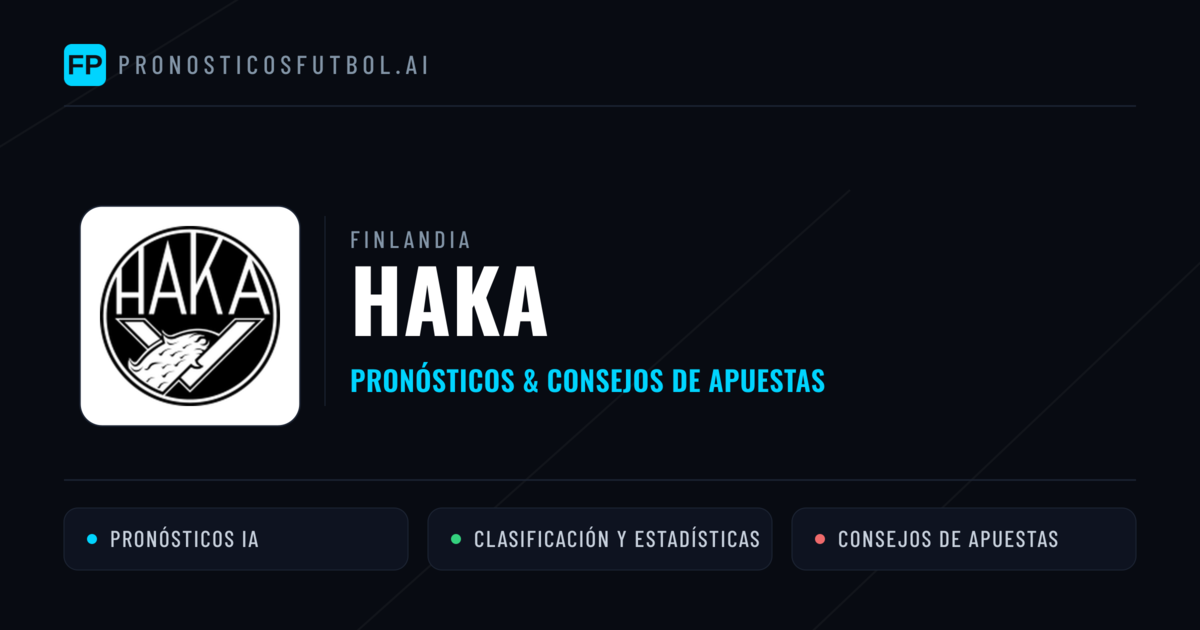 Haka Pronósticos y estadísticas