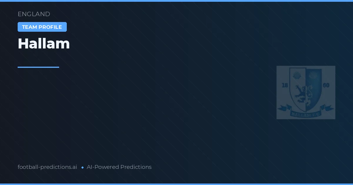 Hallam Pronósticos y estadísticas