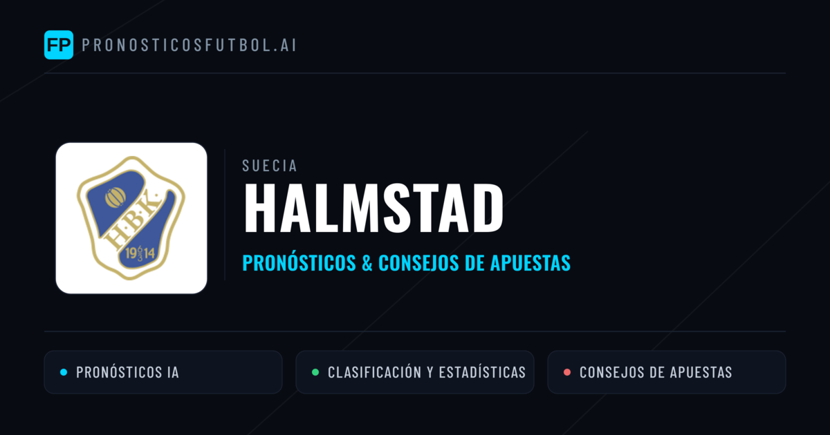 Halmstad Pronósticos y estadísticas