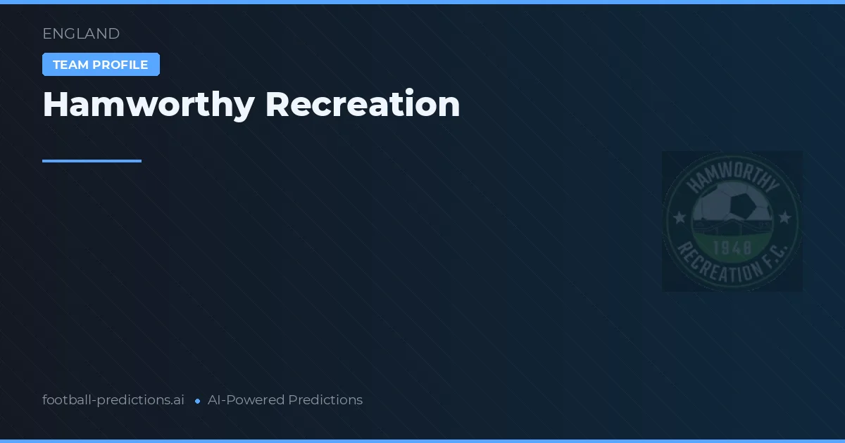 Hamworthy Recreation Pronósticos y estadísticas