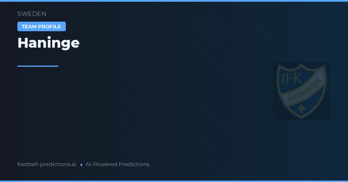 Haninge Pronósticos y estadísticas