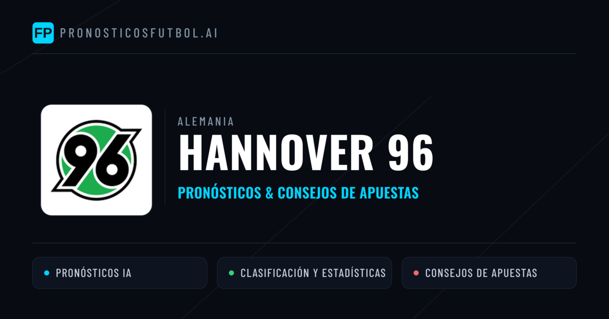 Hannover 96 Pronósticos y estadísticas