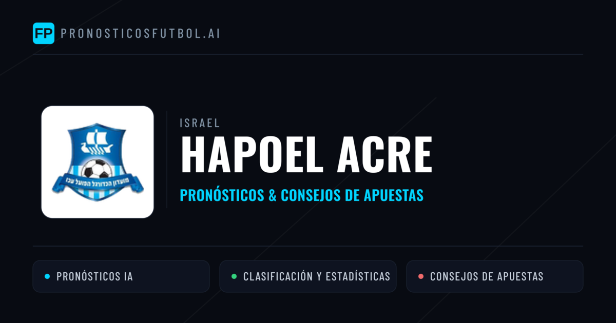 Hapoel Acre Pronósticos y estadísticas