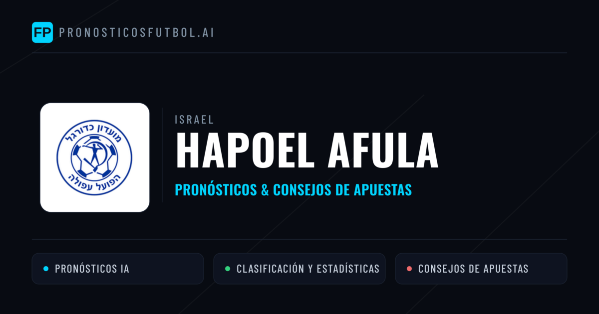 Hapoel Afula Pronósticos y estadísticas