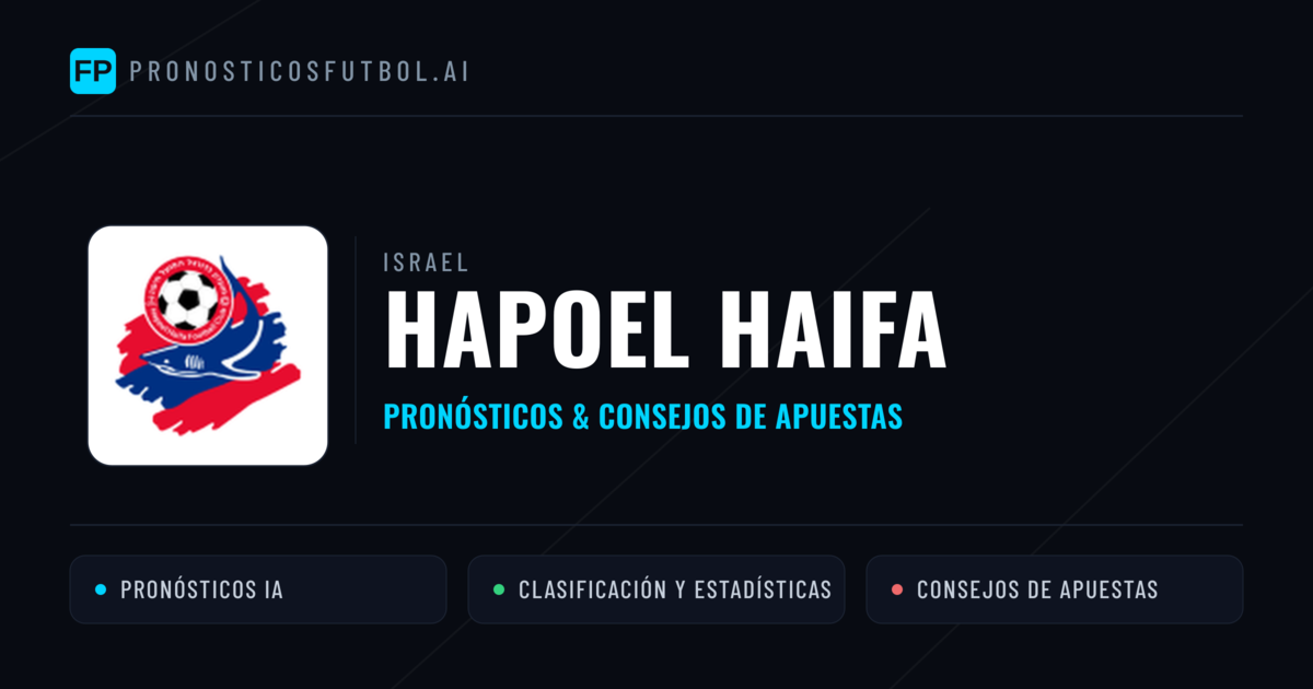 Hapoel Haifa Pronósticos y estadísticas
