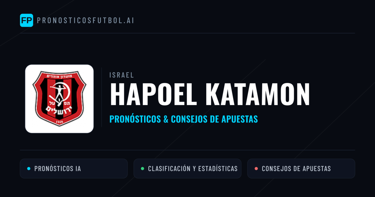 Hapoel Katamon Pronósticos y estadísticas