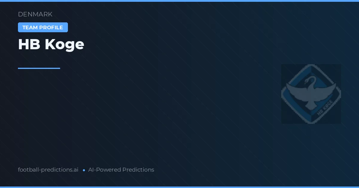 HB Køge Pronósticos y estadísticas