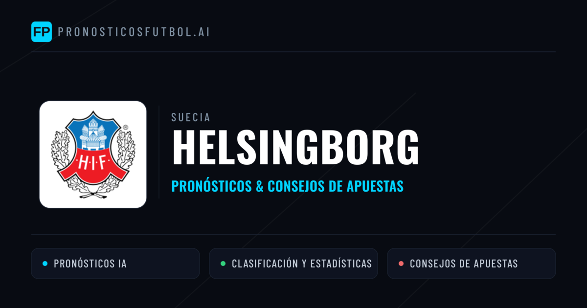 Helsingborg Pronósticos y estadísticas