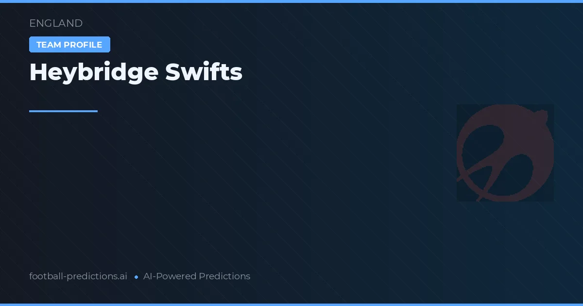 Heybridge Swifts Pronósticos y estadísticas
