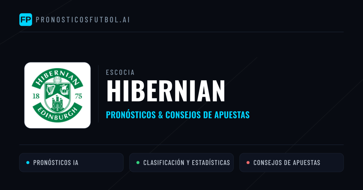 Hibernian Pronósticos y estadísticas