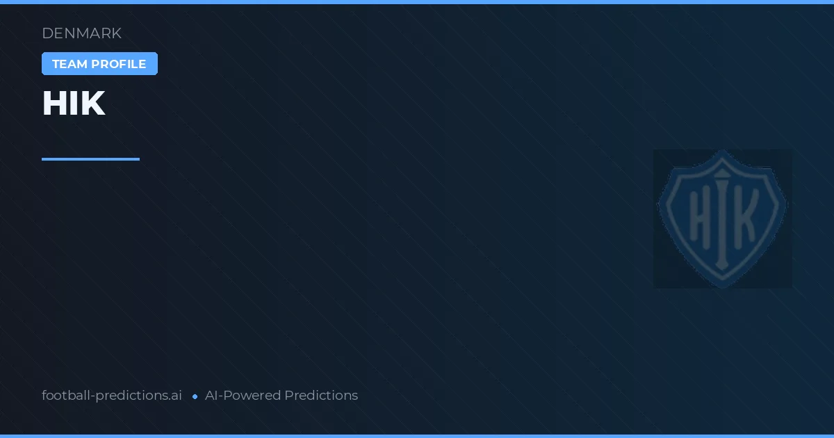 HIK Pronósticos y estadísticas