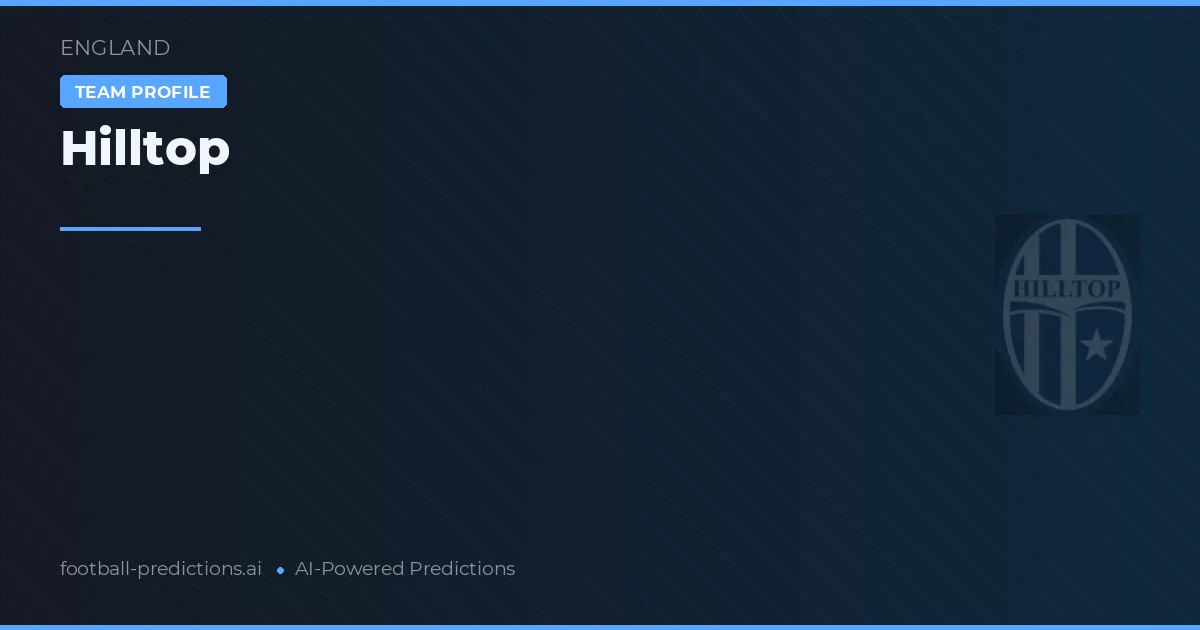 Hilltop Pronósticos y estadísticas