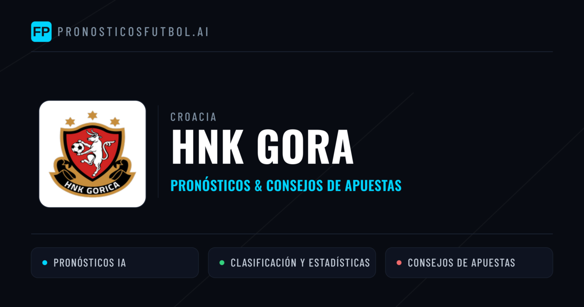 HNK Gora Pronósticos y estadísticas