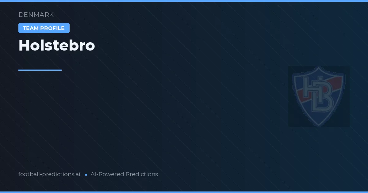 Holstebro Pronósticos y estadísticas