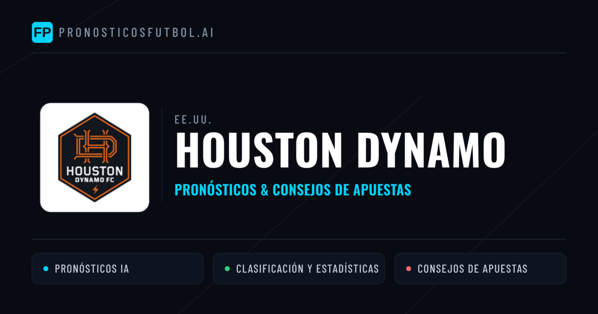 Houston Dynamo Pronósticos y estadísticas