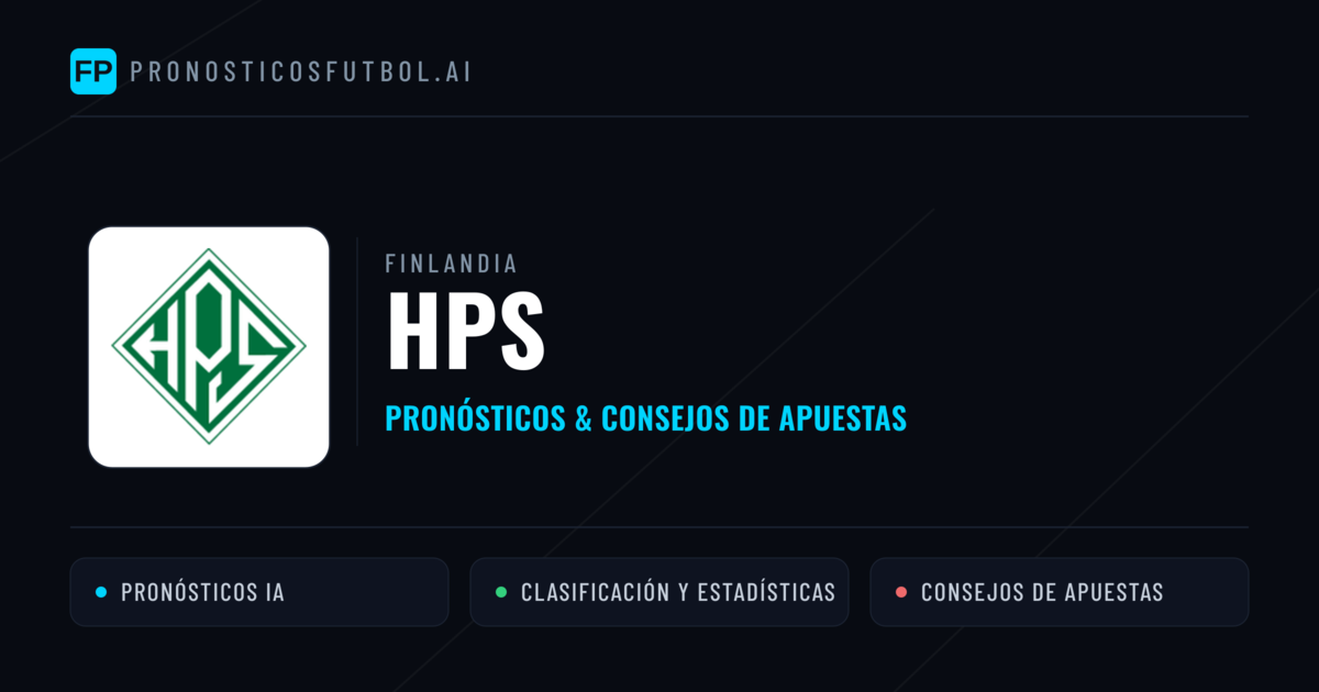 HPS Pronósticos y estadísticas