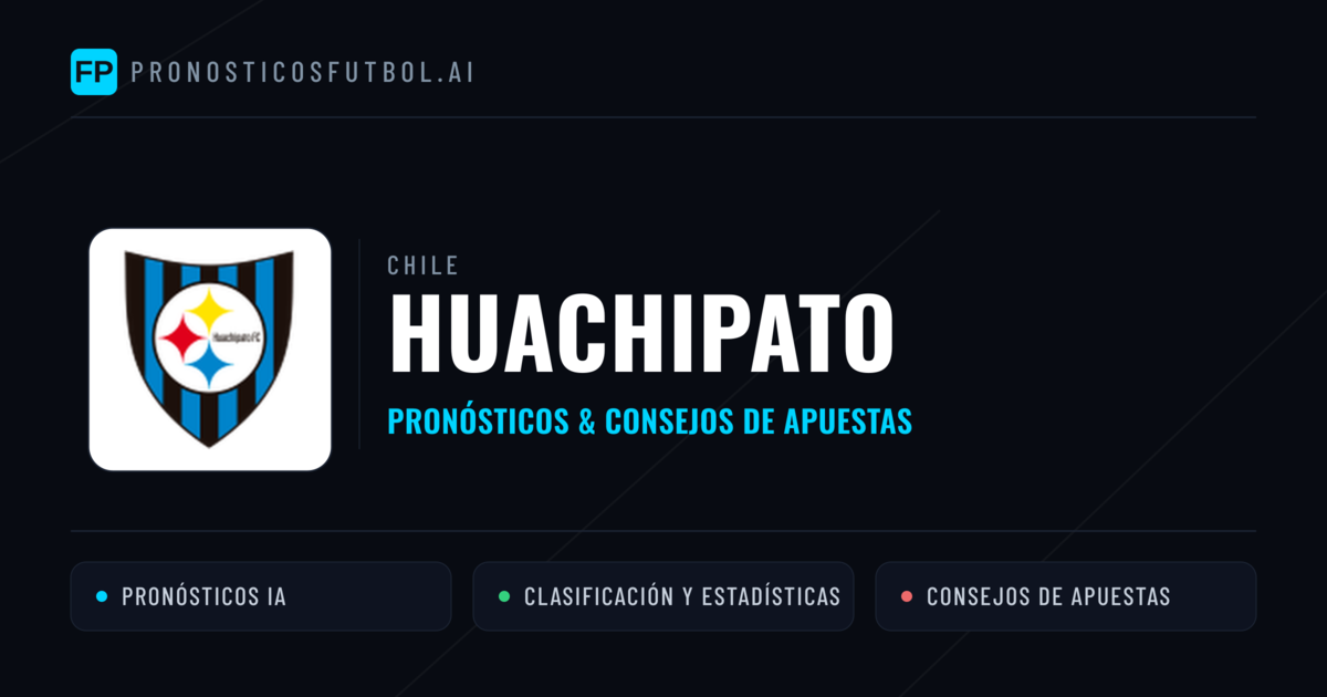 Huachipato Pronósticos y estadísticas