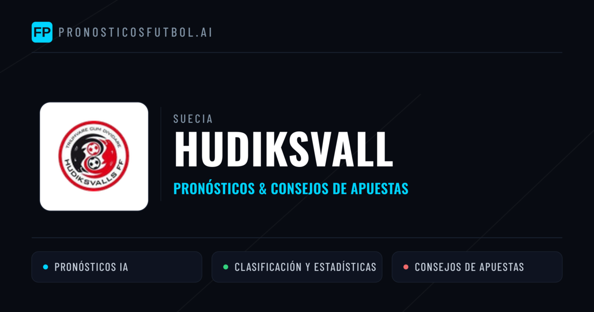 Hudiksvall Pronósticos y estadísticas