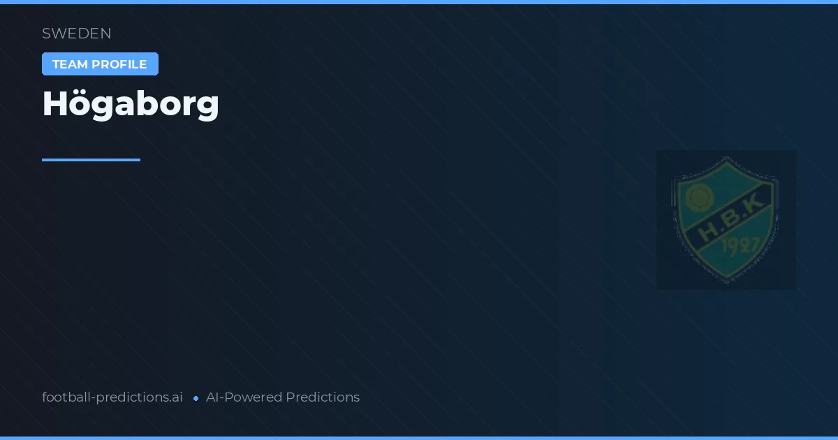 Högaborg Pronósticos y estadísticas