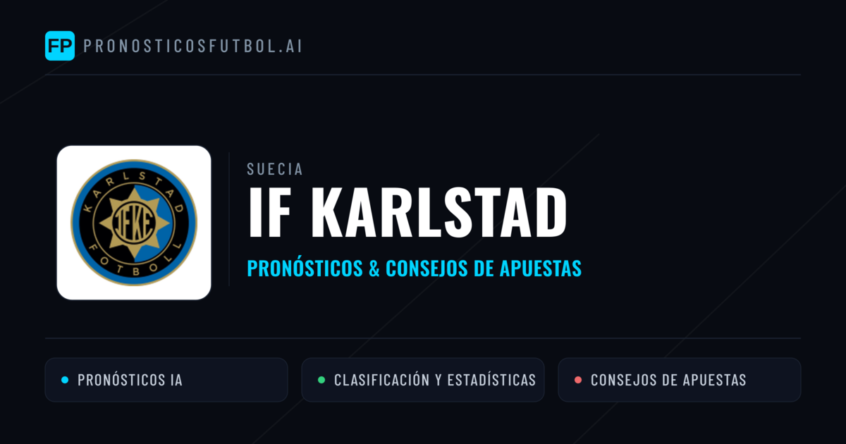 IF Karlstad Pronósticos y estadísticas