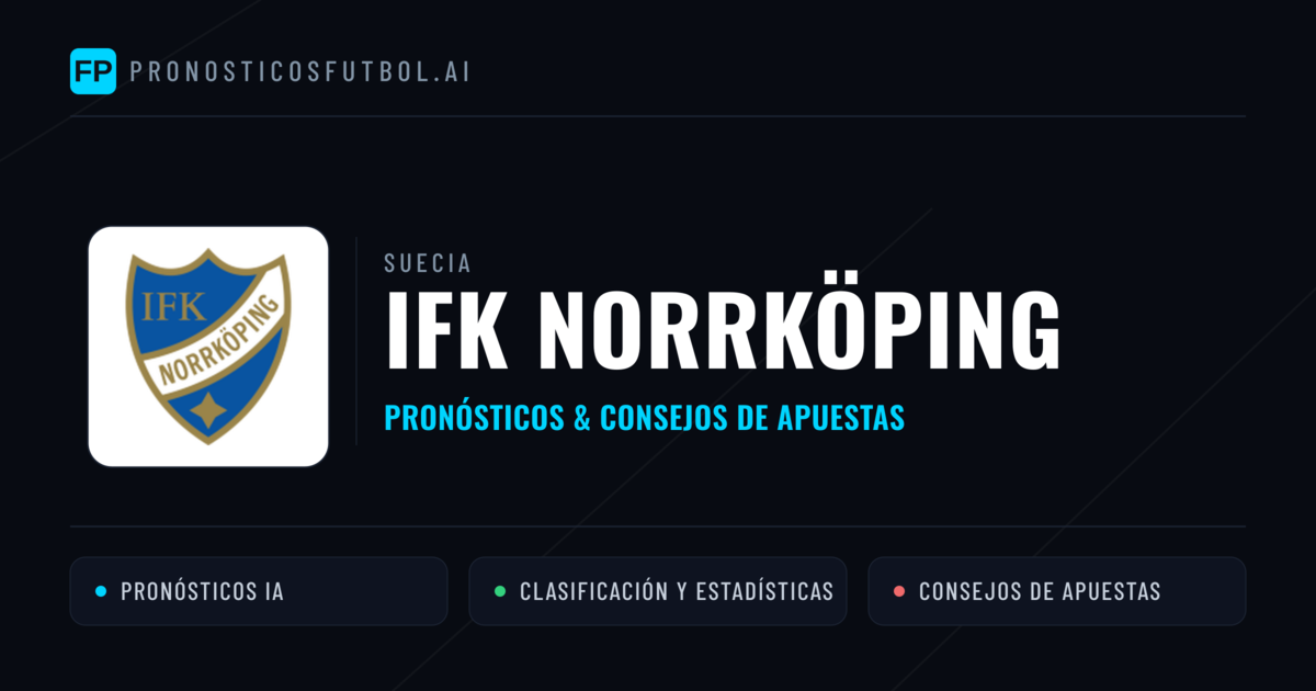 IFK Norrköping Pronósticos y estadísticas