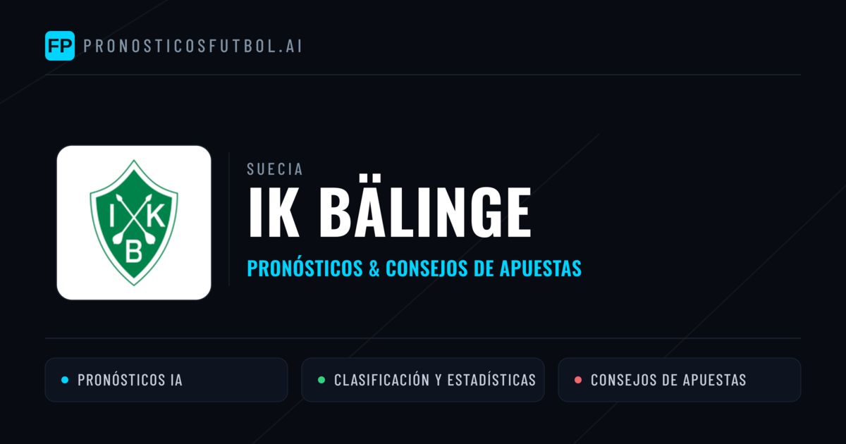 IK Bälinge Pronósticos y estadísticas