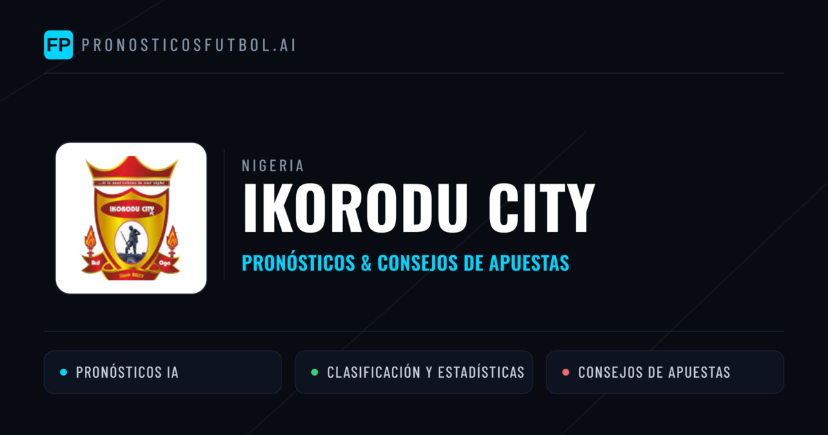 Ikorodu City Pronósticos y estadísticas