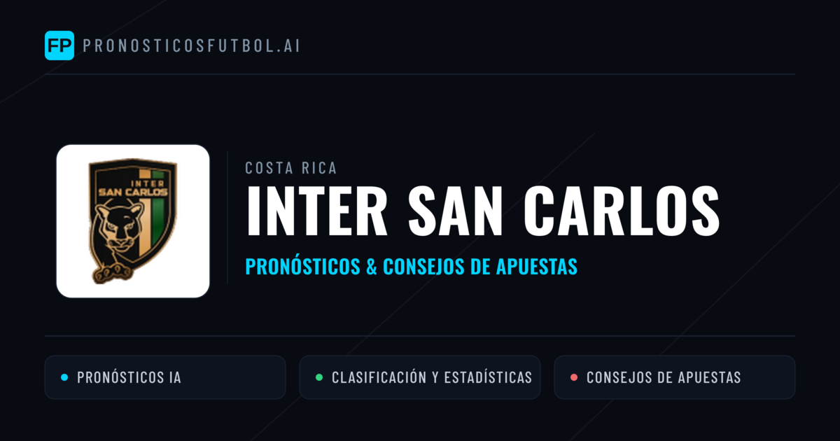 Inter San Carlos Pronósticos y estadísticas