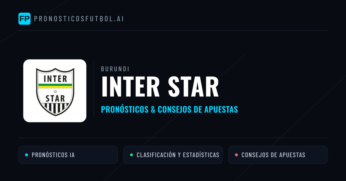 Inter Star Pronósticos y estadísticas