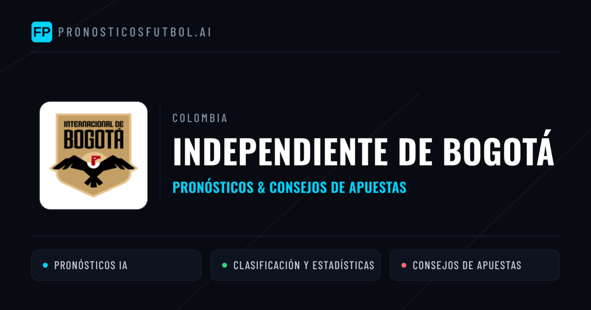 Independiente de Bogotá Pronósticos y estadísticas