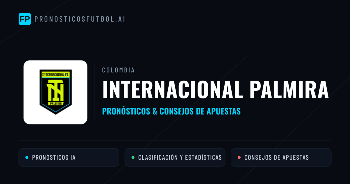 Internacional Palmira Pronósticos y estadísticas