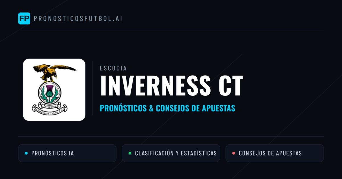 Inverness CT Pronósticos y estadísticas