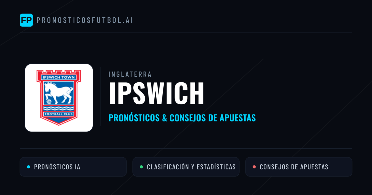 Ipswich Pronósticos y estadísticas