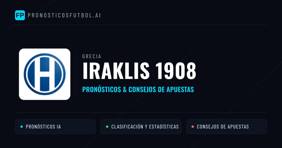 Iraklis 1908 Pronósticos y estadísticas