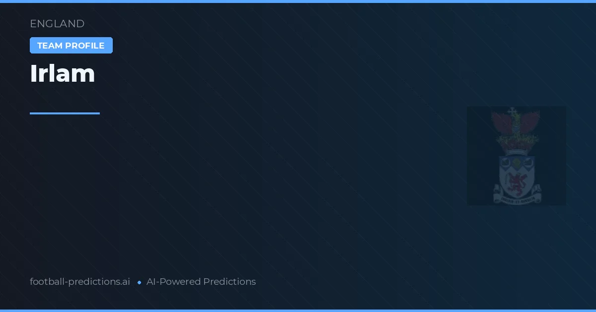 Irlam Pronósticos y estadísticas