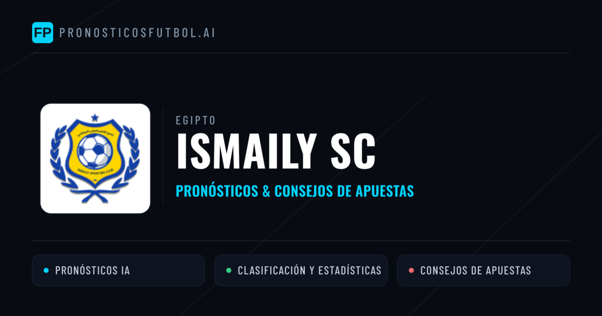 Ismaily SC Pronósticos y estadísticas