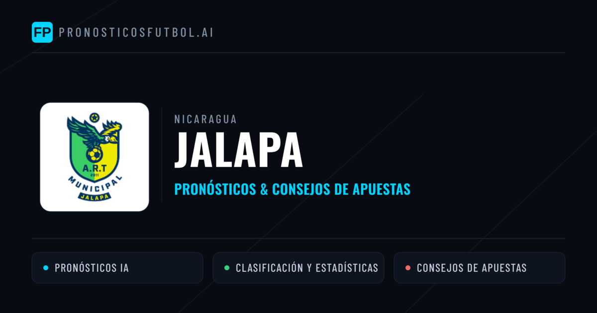 Jalapa Pronósticos y estadísticas