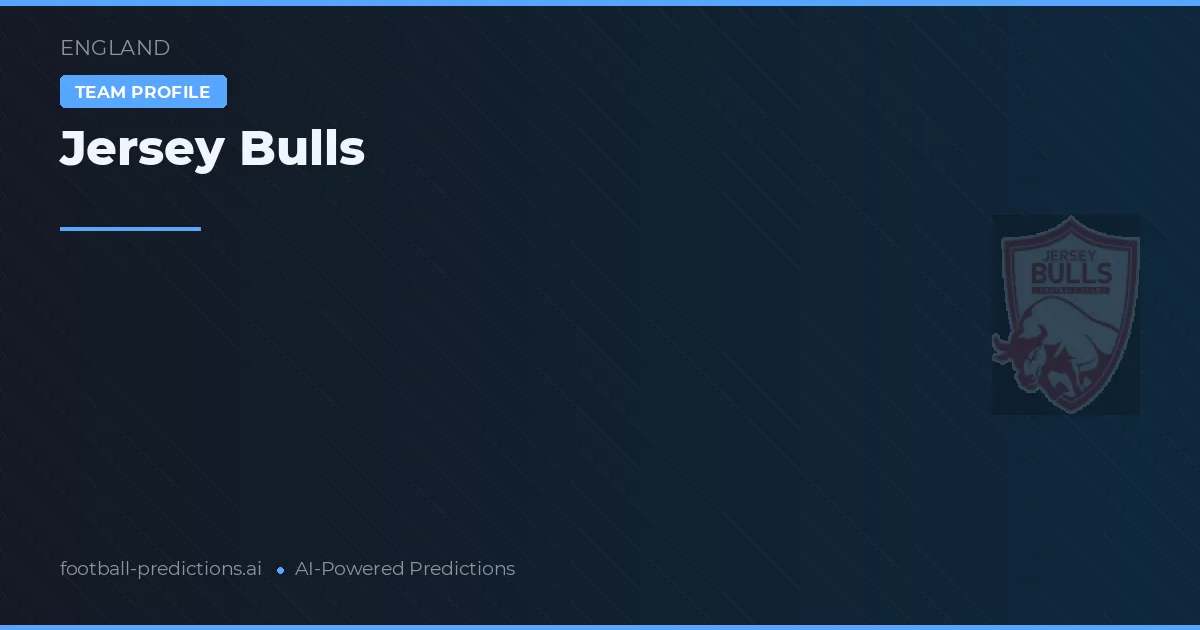 Jersey Bulls Pronósticos y estadísticas