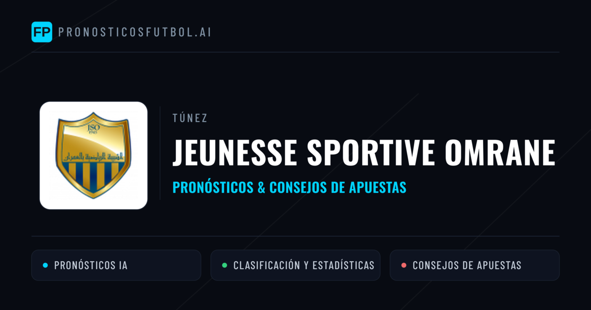 Jeunesse Sportive Omrane Pronósticos y estadísticas