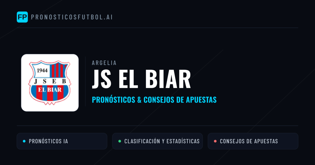 JS El Biar Pronósticos y estadísticas