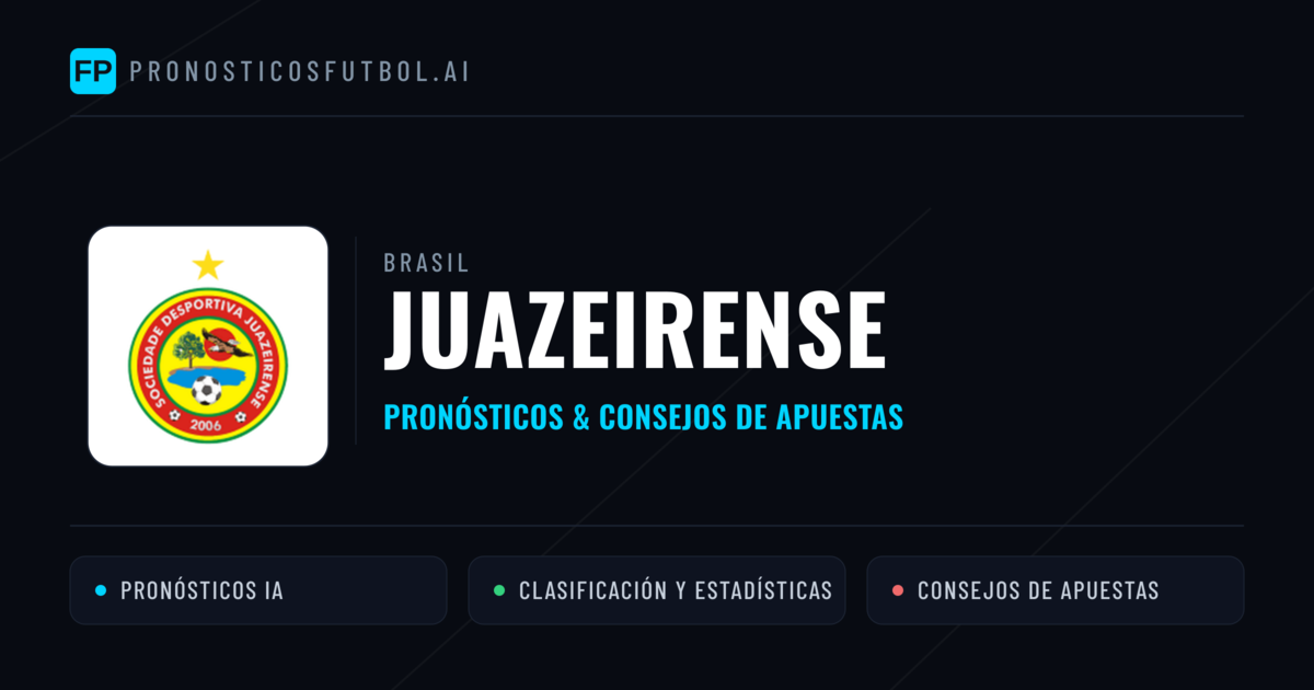 Juazeirense Pronósticos y estadísticas